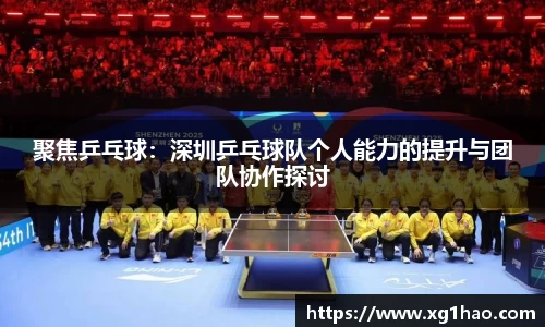 聚焦乒乓球：深圳乒乓球队个人能力的提升与团队协作探讨